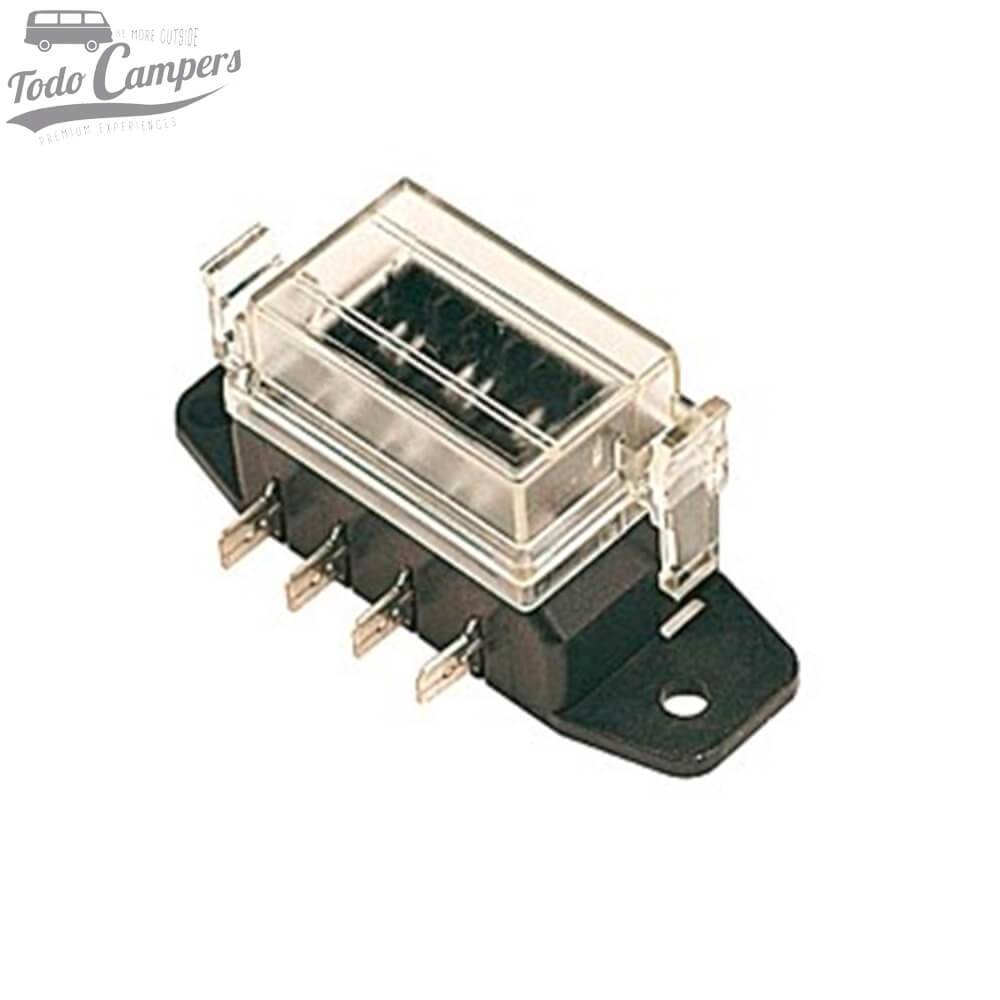 Caja porta-fusíveis (4 pins)