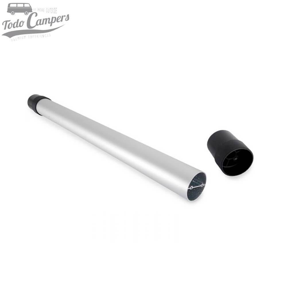 El tubo pro de Fiamma está compuesto de un tubo y dos tapones.