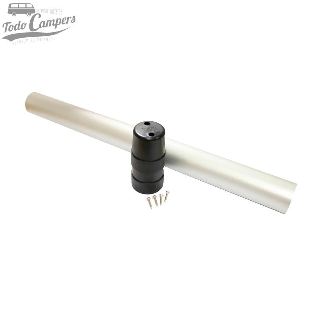 Tubo Fiamma Tube Pro fabricado en aluminio anodizado y tapones de plástico resistente