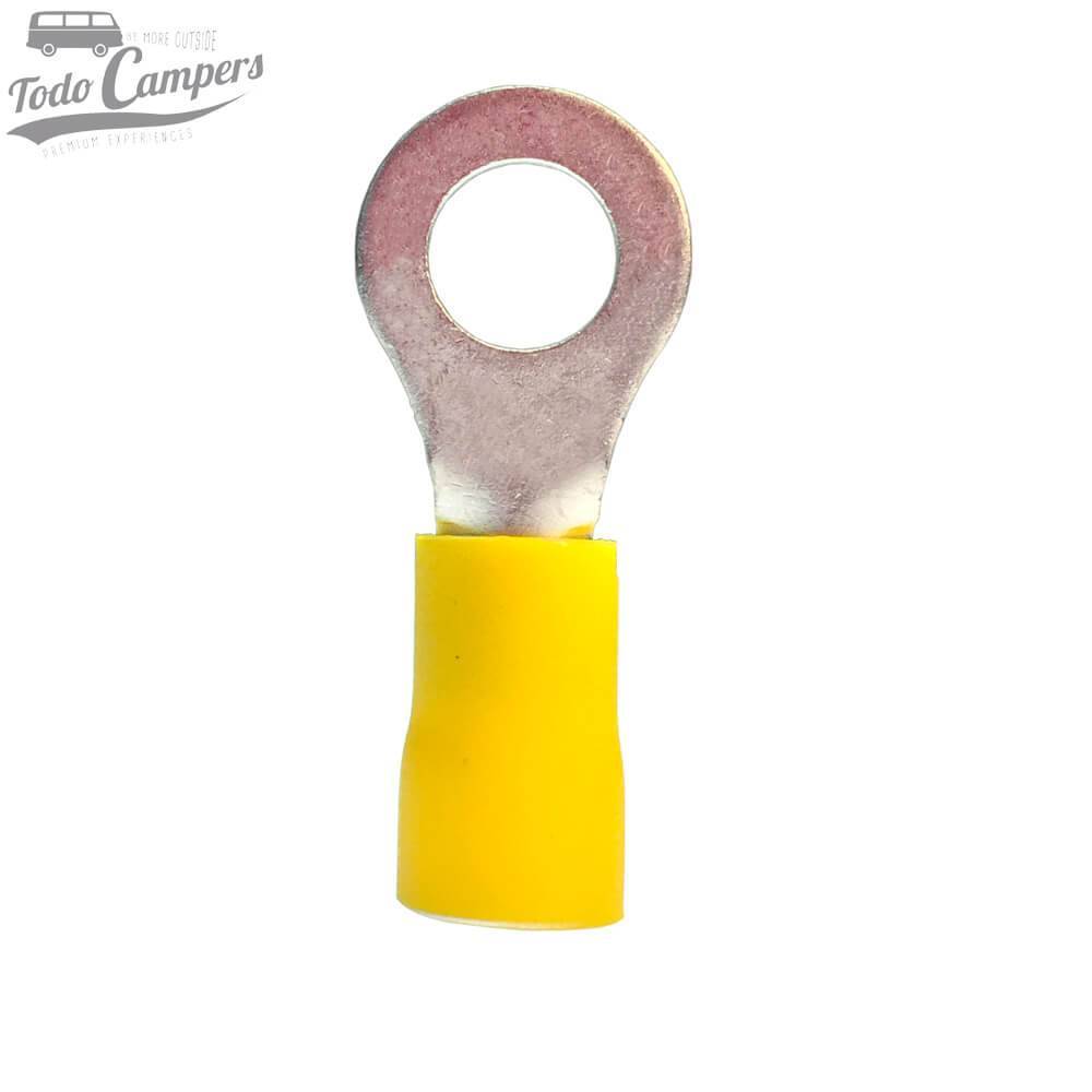 Terminal anilha M6 com isolamento para cabos de secção de 2,5 a 6 mm