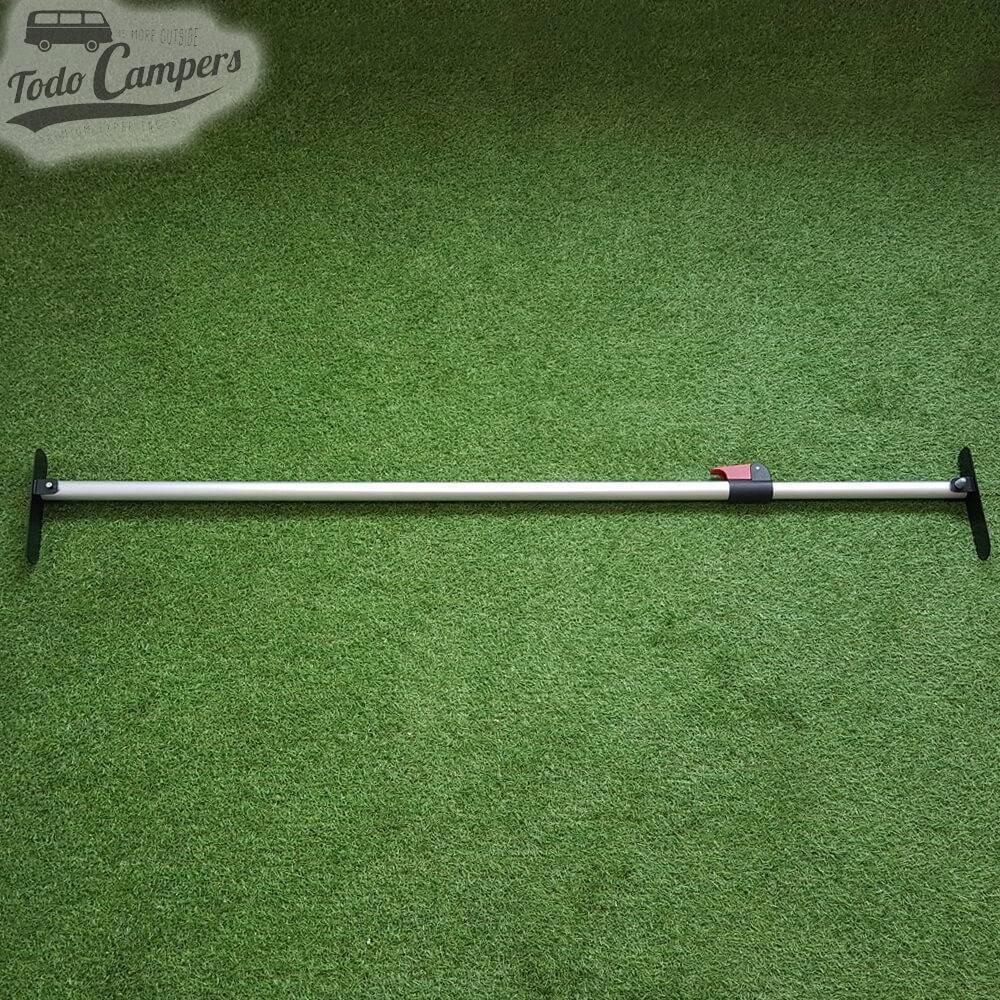 Barra de seguridad de aluminio anodizado que bloquea (desde el interior) las puertas del vehículo