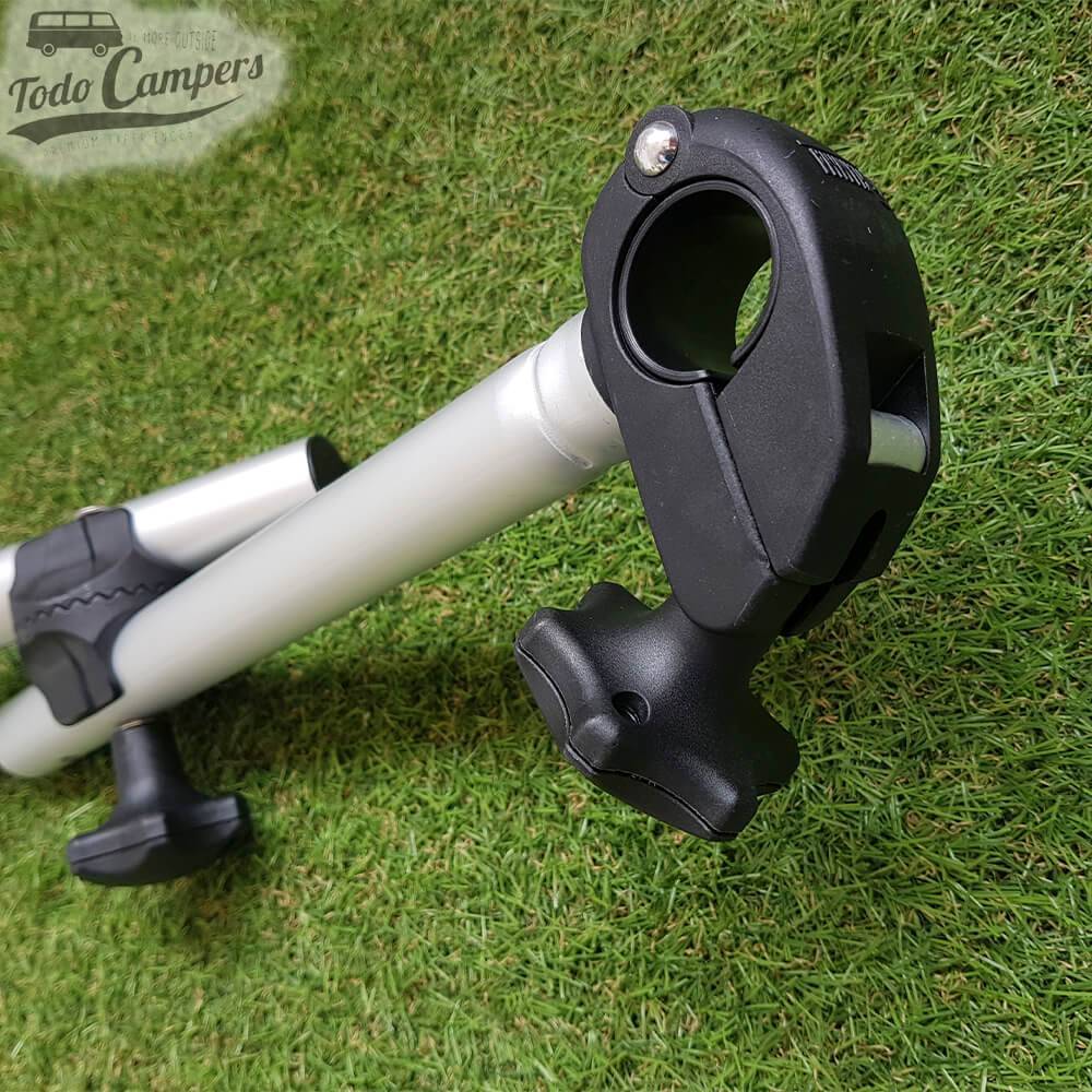 Braço Bike Block Pro S D2 de Fiamma de cor preta e detalhes vermelhos