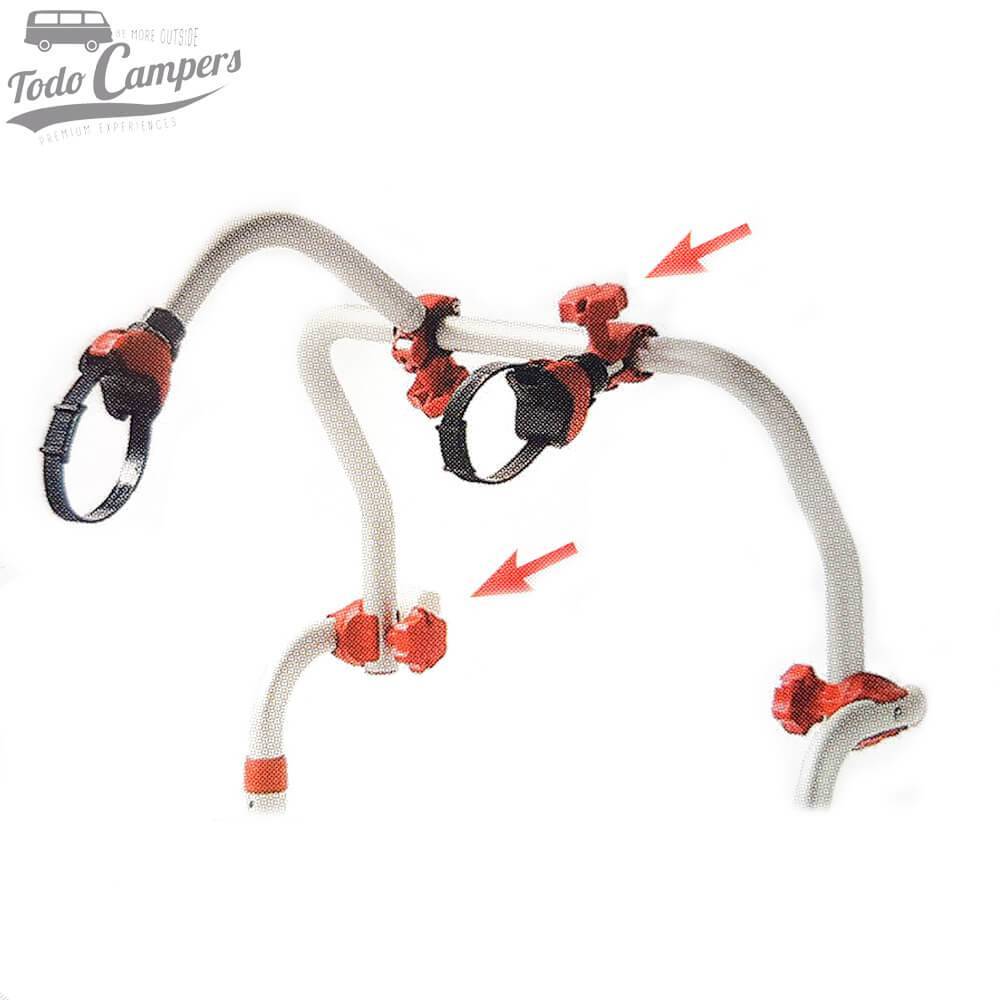 Roda / porca sobresselente para o seu Bike Block Fiamma. Permite apertar corretamente os braços do seu suporte para bicicletas.