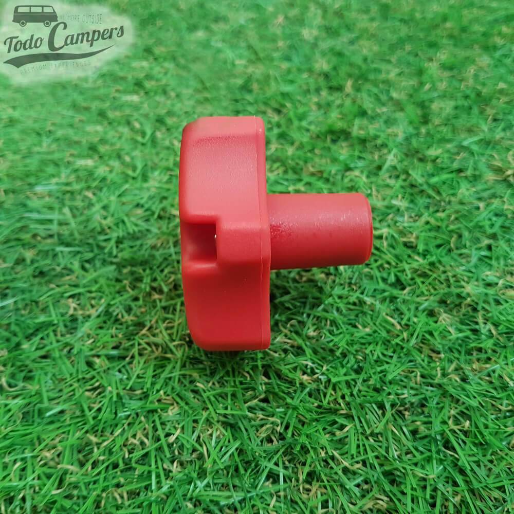 Rueda / tornillo sustitutiva para tu Bike Block Fiamma. Permite apretar correctamente los brazos de tu portabicicletas