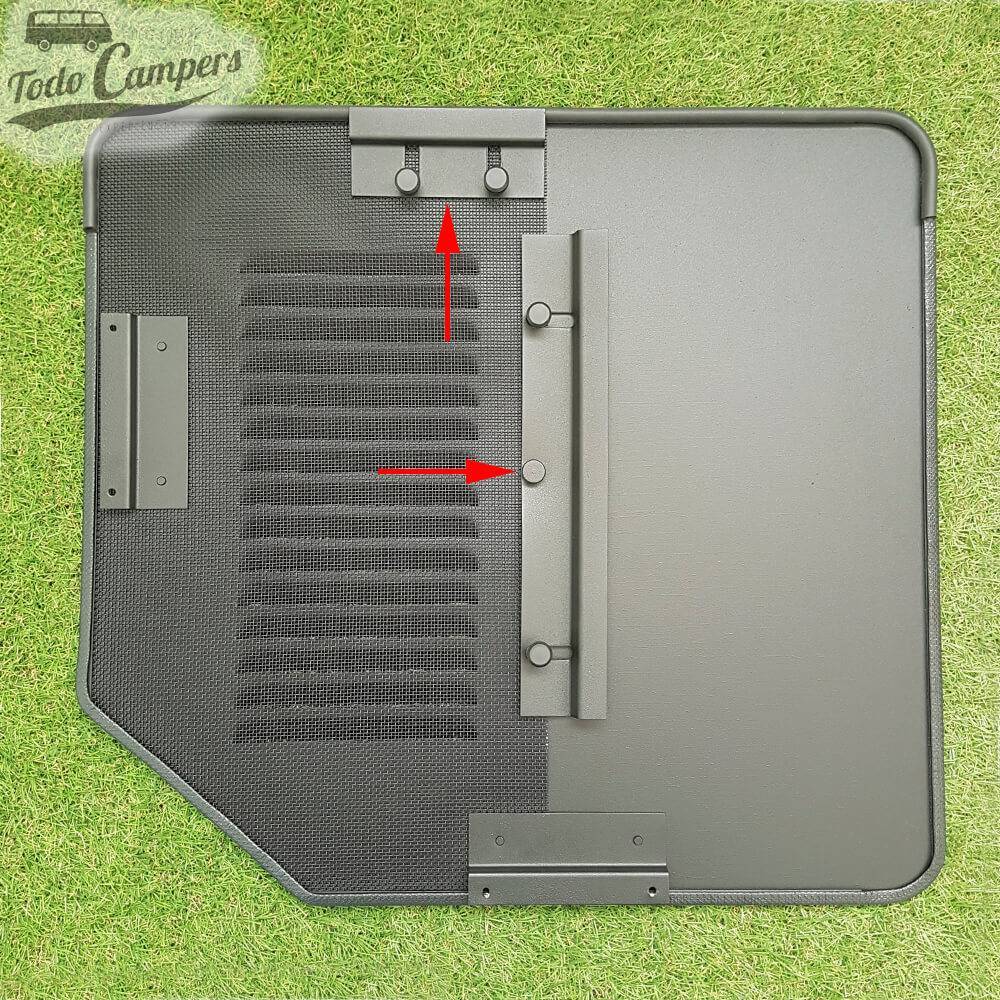 Colocação do AirVent emRenault Trafic, Opel Vivaro e Nissan Primastar 2002-2014