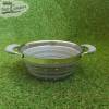 Colador / Escurridor Plegable 20x20x9,5 cm color gris accesorios camper