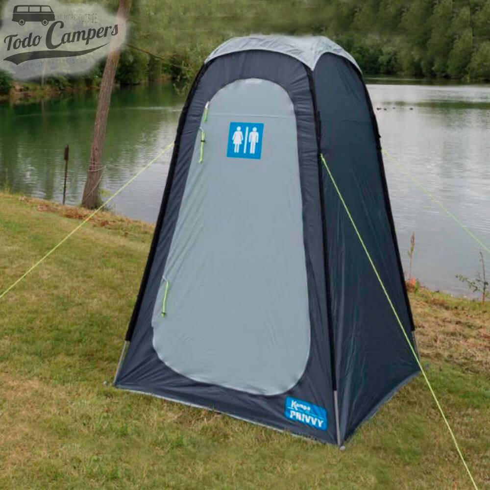 Cabina multiusos utilizado para cambiador o ducha. Tienda portátil multiusos para tu furgoneta camper, autocaravana o caravana