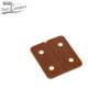 Bisagra de plástico - Marrón