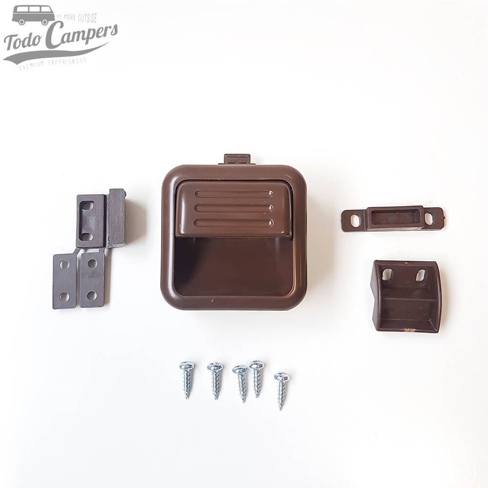 Kit de tornillos, anclajes y cierre Armarios Reimo Serie 2000 - Marrón