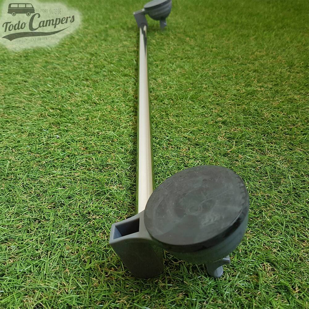 Barra 60 cm con ventosas. Fabricada en acero inoxidable y plástico