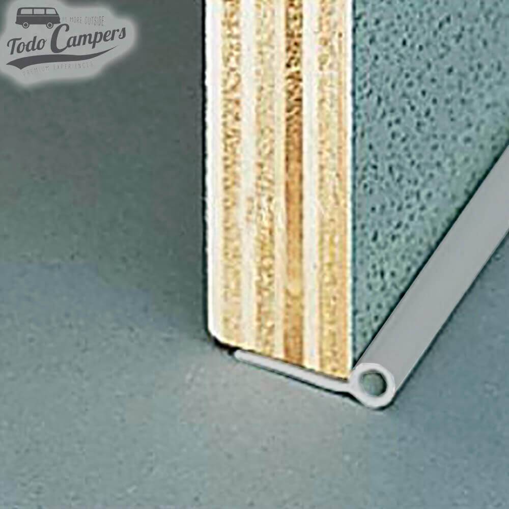 Perfil de Acabamento - Cinzento Escuro - 5 metros