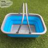 Cesto dobrável azul com asa - Tamanho XL