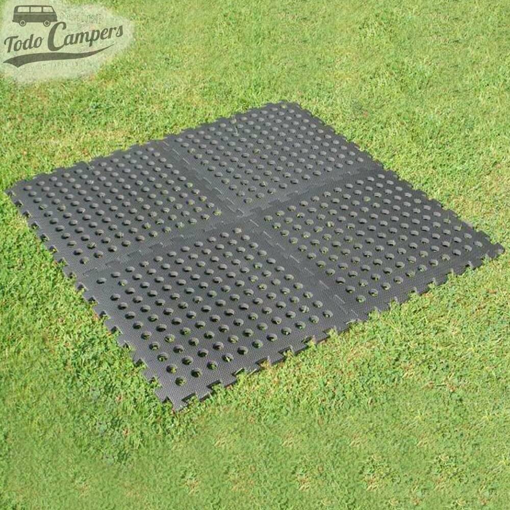 Placas de suelo combinables multi-funcionales. Para ducha, interior y exterior. Furgoneta camper, autocaravana o caravana