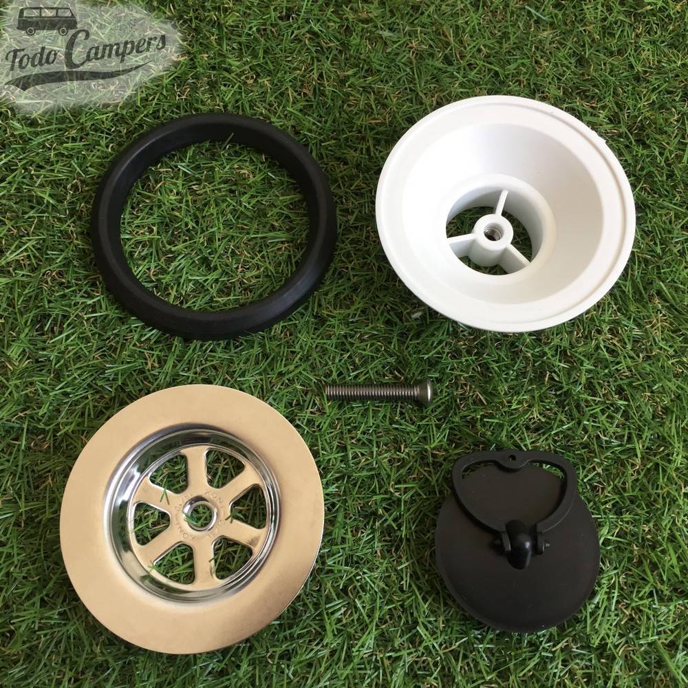 Válvula Direita - Saída rosca 42mm, Tipo E, peças