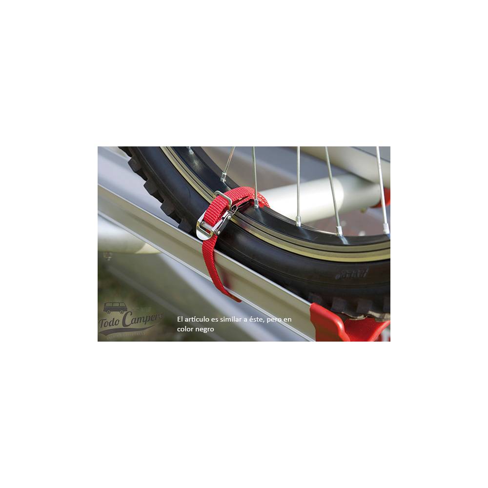 Cinta com fivela de aço inoxidável para prender bicicletas a todos os tipos de  suportes de bicicletas.