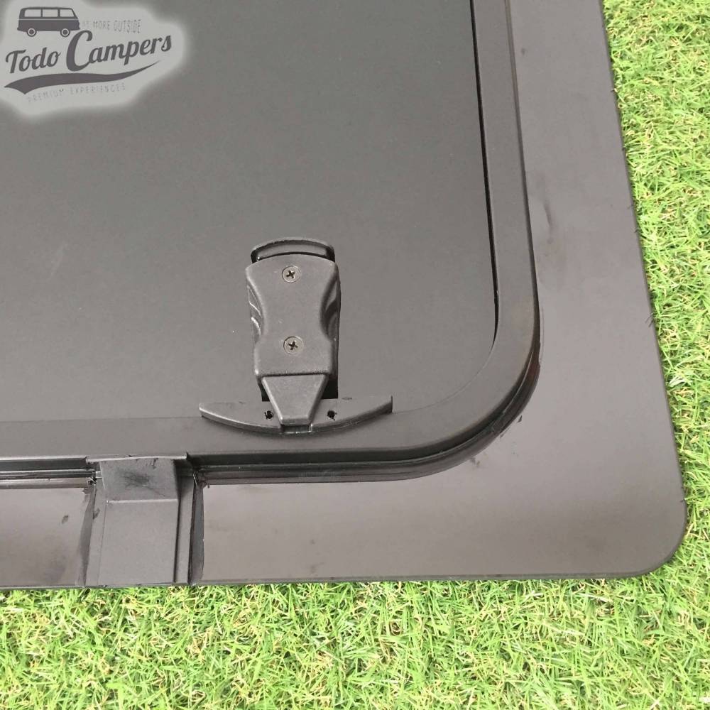 Ventana corredera Volkswagen T4 - 2º fila lado conductor - Perspectiva inferior, lado derecho