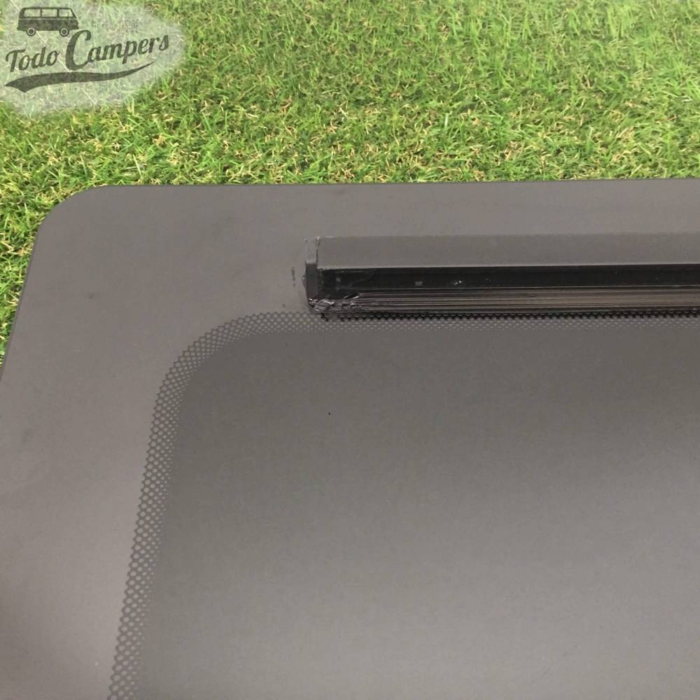 Ventana corredera Volkswagen T4 - 2º fila lado acompañante - Perspectiva superior, lado izquierdo