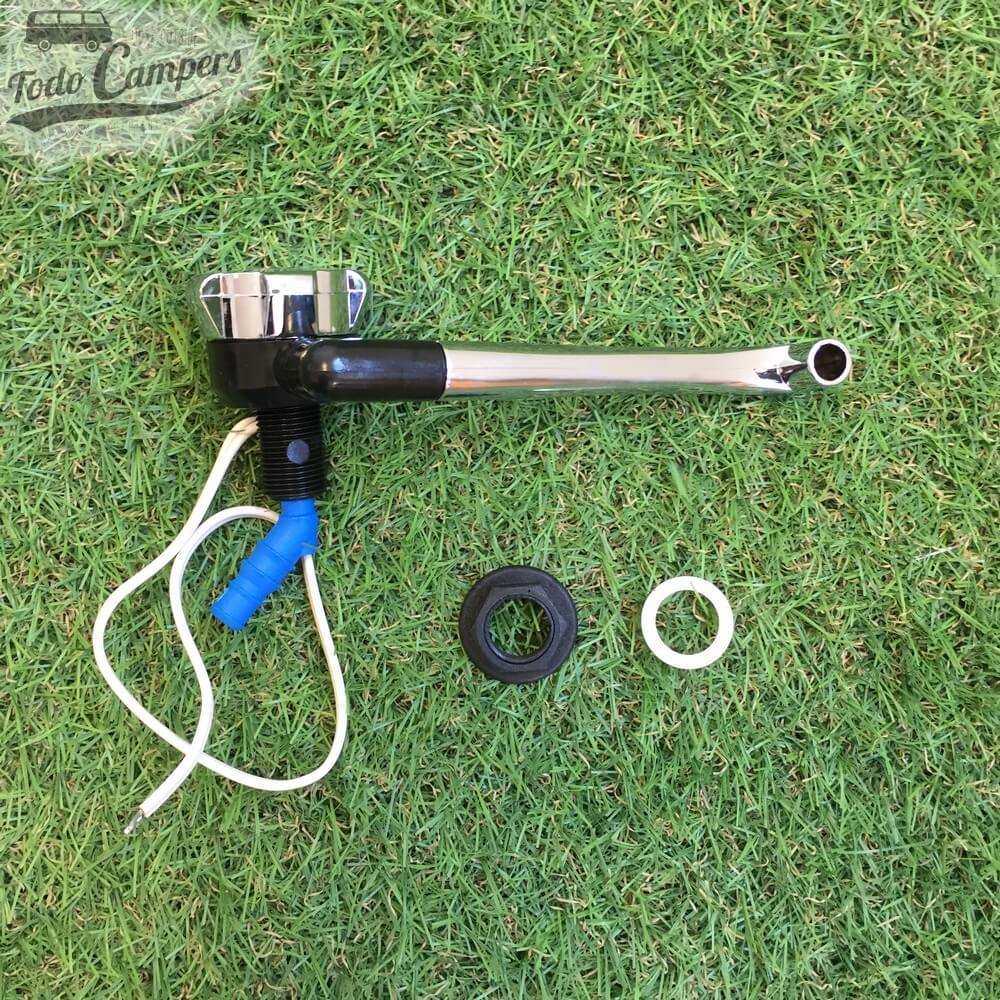 Torneira Novo Automática (Cor Prateado) - dobrada