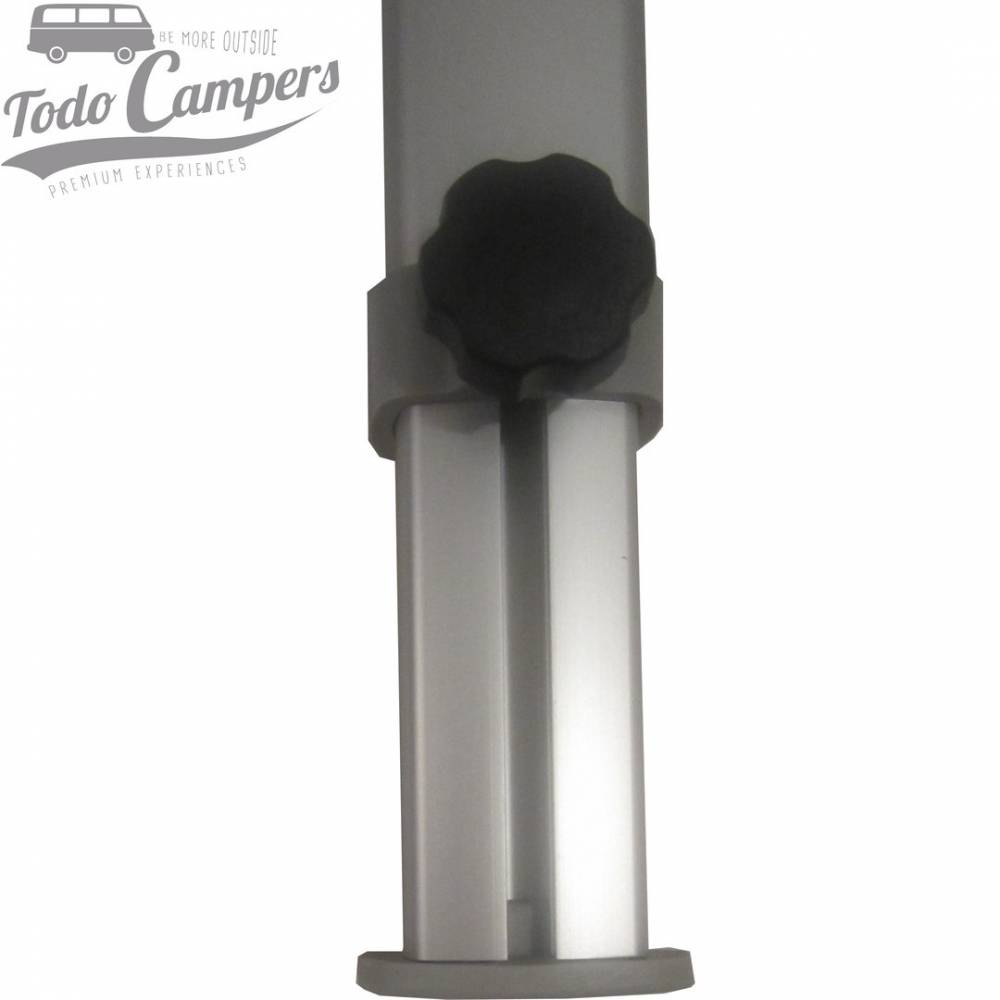 Pé dobrável e extensível para mesa rebatível