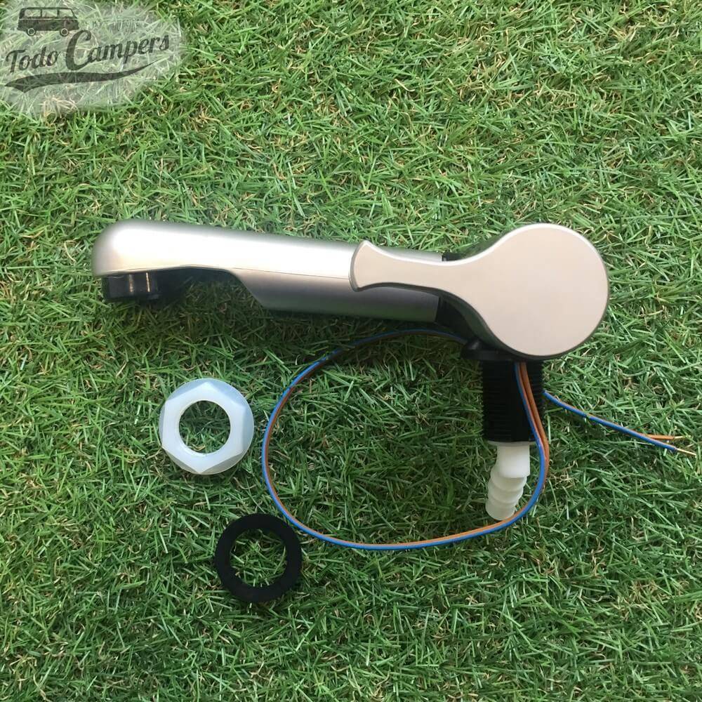 Grifo RK Reich Style 2002  Vista lateral, monomando bajado