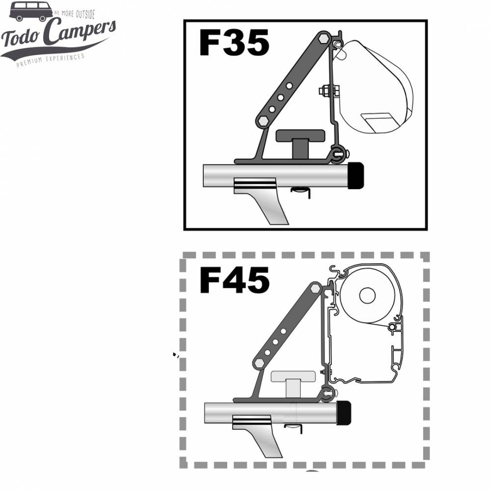 Suporte para toldo Fiamma F35 / F45s