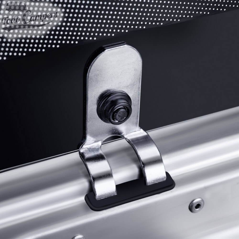 Cocina-Fregadero Dometic MO9722L  Detalle bisagras