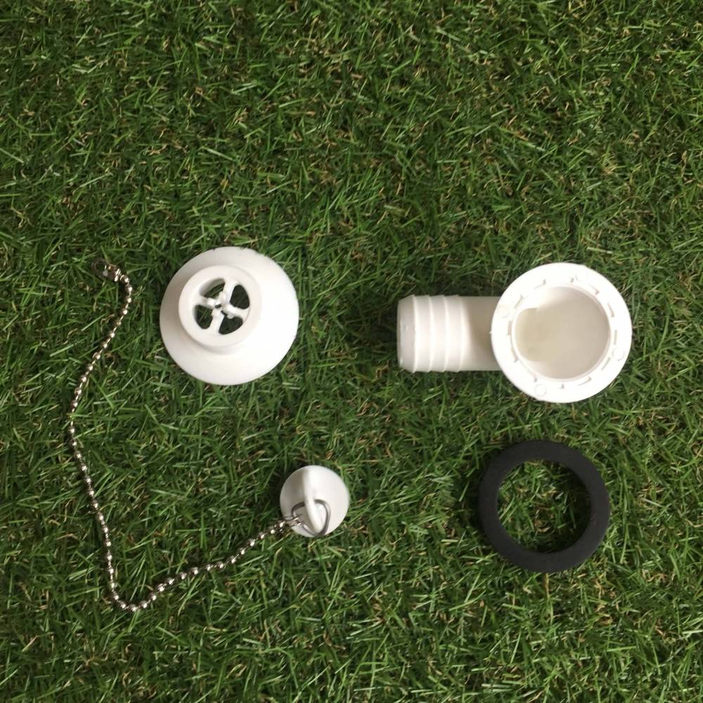 Desagüe en codo  Salida 25mm, Tipo H