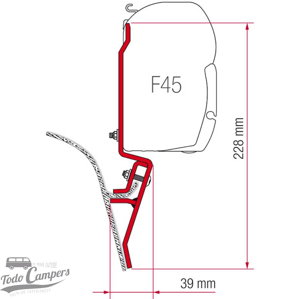 Soporte Toldo Fiamma F45s - Volkswagen T3