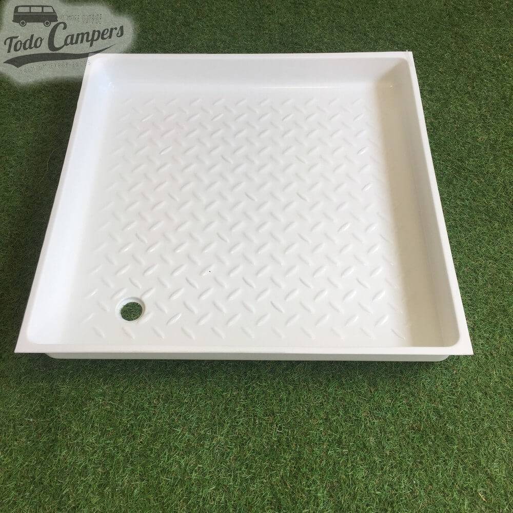 Plato Ducha para furgonetas camper 600 x 600 mm Encastrable