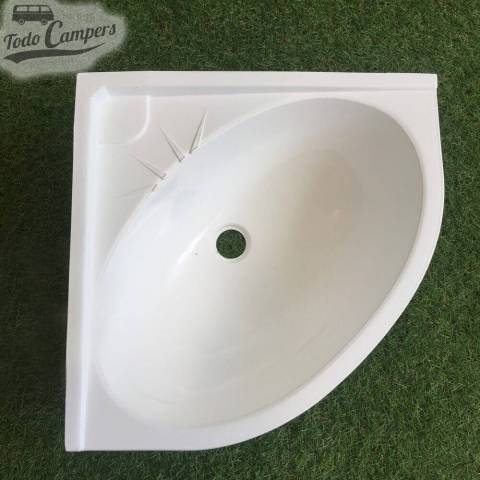 Lavabo de Esquina para furgonetas camper 335 x 335 mm