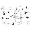 Portabicicletas Fiamma Mercedes Vito 1996-2003 con Portón Trasero Abatible W638 - Despiece