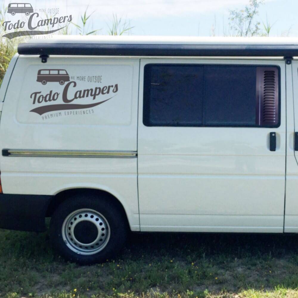 Detalhe de Air Vent colocado em VW T4 de 1990-2002