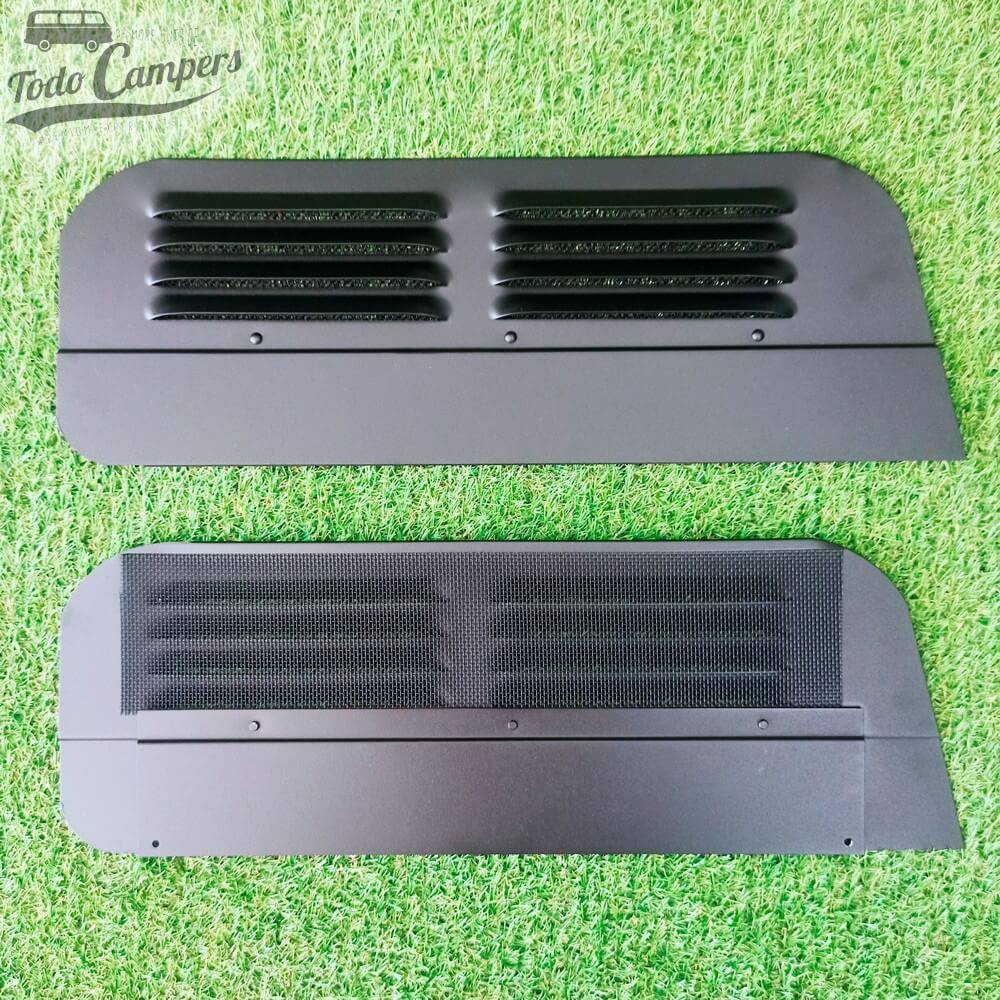 Anverso y reverso de Rejillas de ventilación Air Vent para ventanas delanteras de Trafic, Vivaro, Talento y NV300 desde 2015