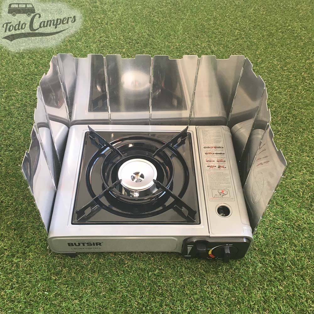 Protector de viento para cocina/hornilla/barbacoa de gas Camping y Cocina