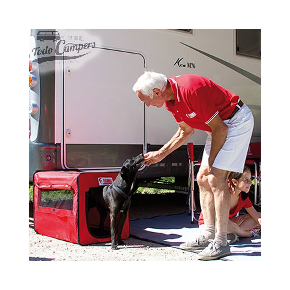 Práctica perrera plegable