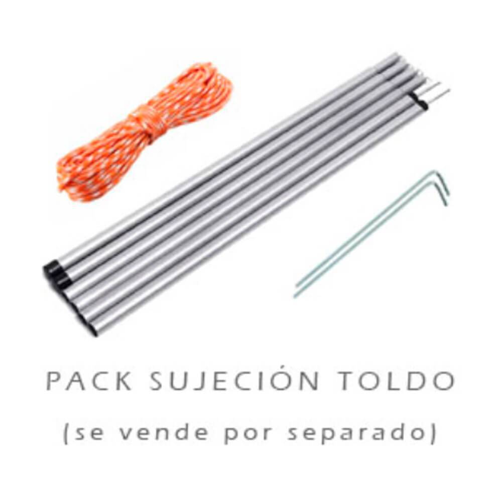 Pack de sujeción de toldo de cabina avancé Volkswagen T5, T6 y T6.1 - NO INLCUIDO