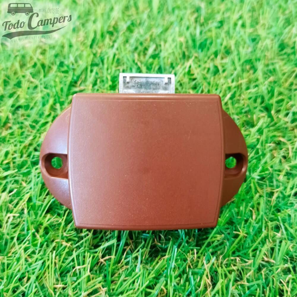 Carcasa marrón del juego de cerradura de pulsador para puertas y armarios de furgonetas