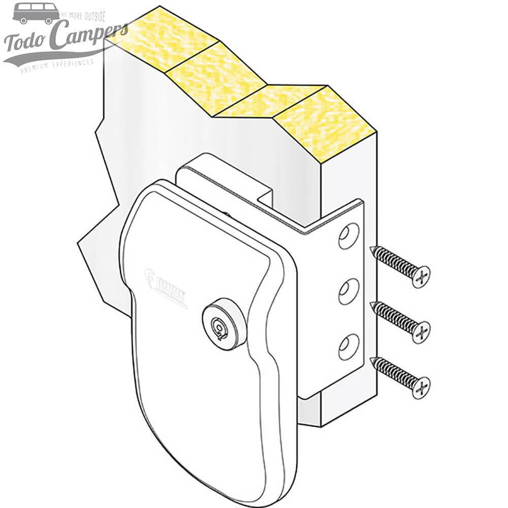 Medidas Fiamma Safe Door Frame