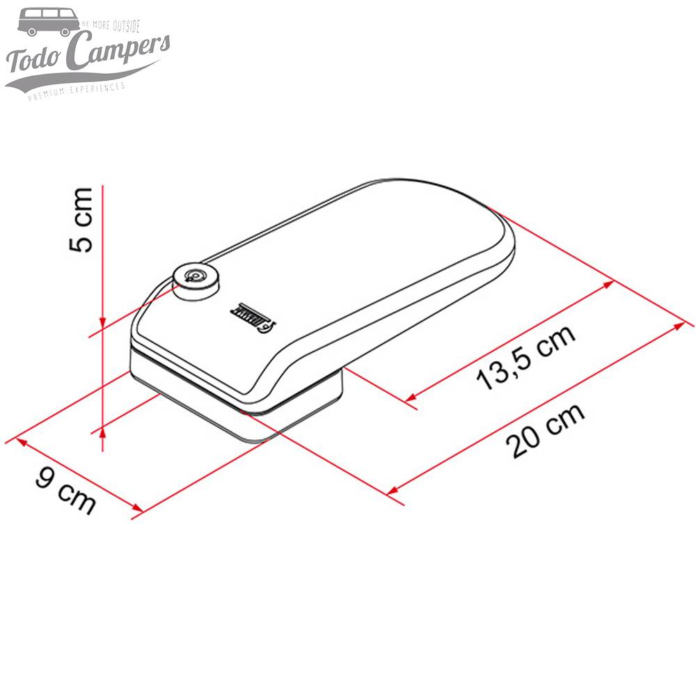 Medidas Fiamma Safe Door Magnum