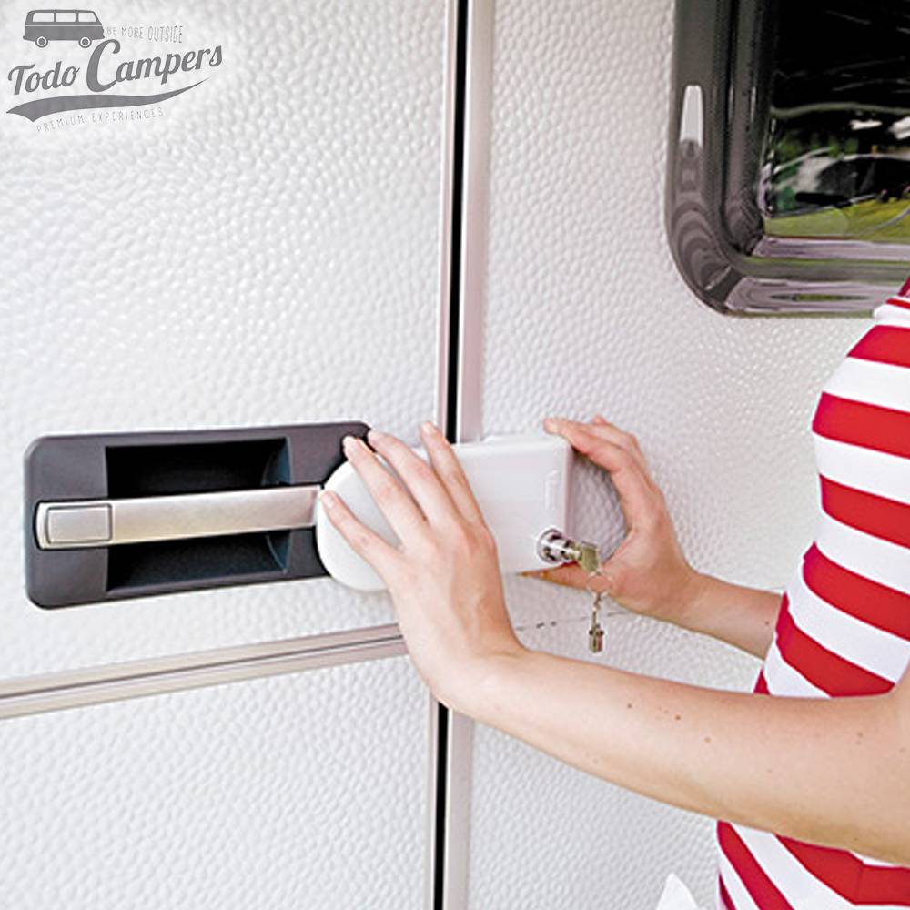 Cerradura Fiamma de máxima seguridad para la puerta de entrada de tu furgoneta, autocaravana o caravana