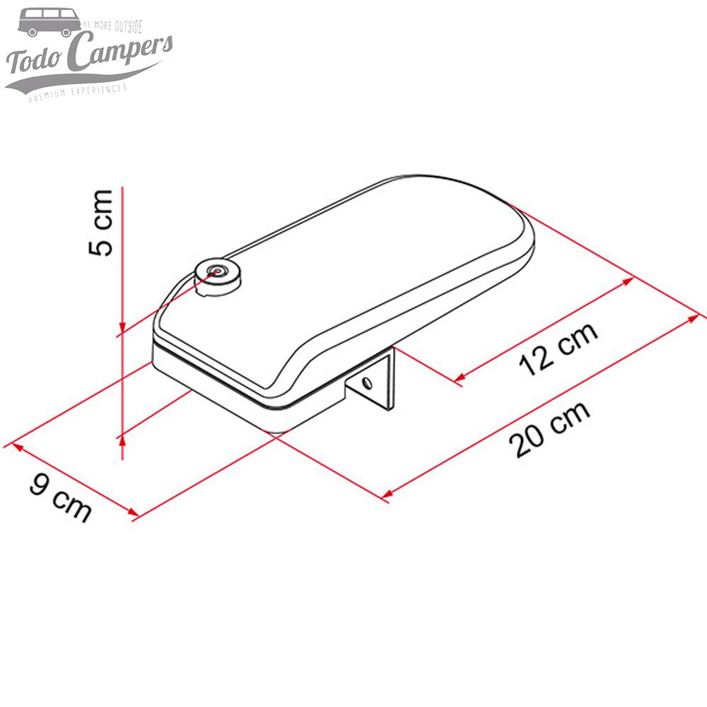 Medidas Fiamma Safe Door Magnum Frame