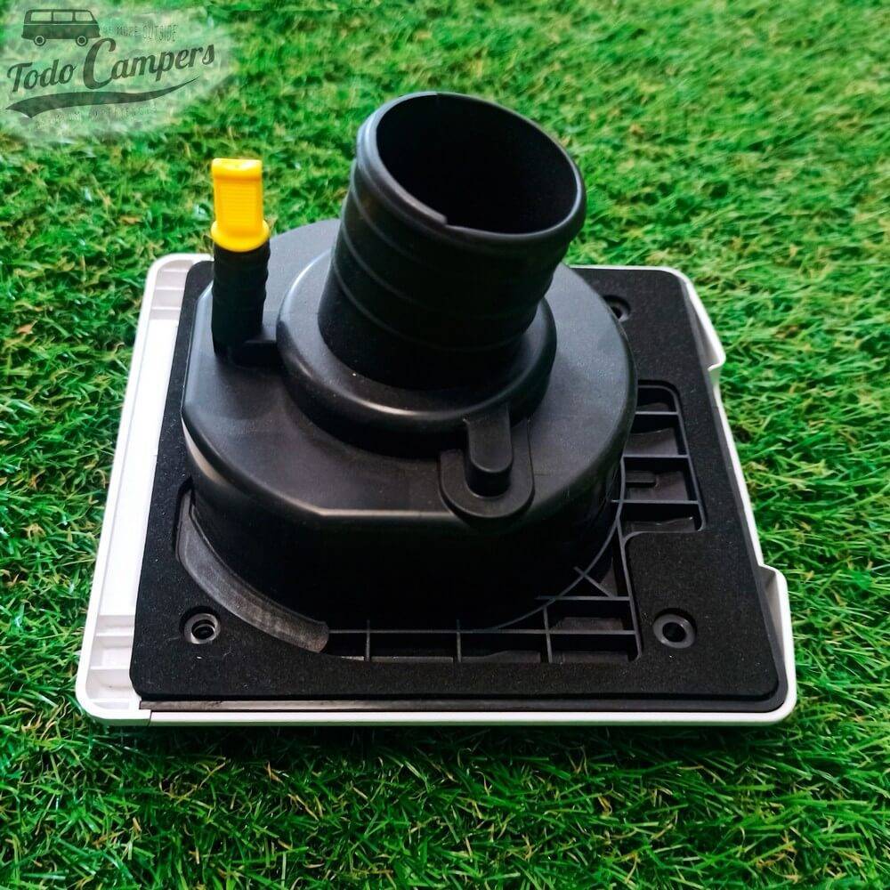 Perfil da tomada exterior de água. Não inclui tampa