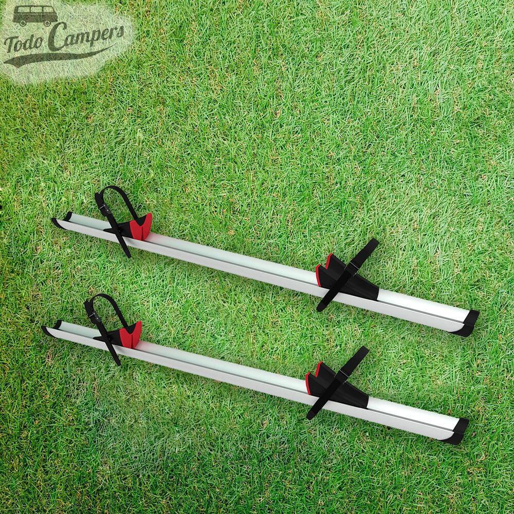 Portabicicletas Fiamma Carry Bike 200DJ trae 2 carriles Rail Premium de serie