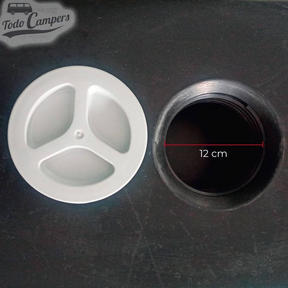 Diámetro agujero Depósito de agua 78 Litros para Ducato, Jumper y Boxer 1994-2006