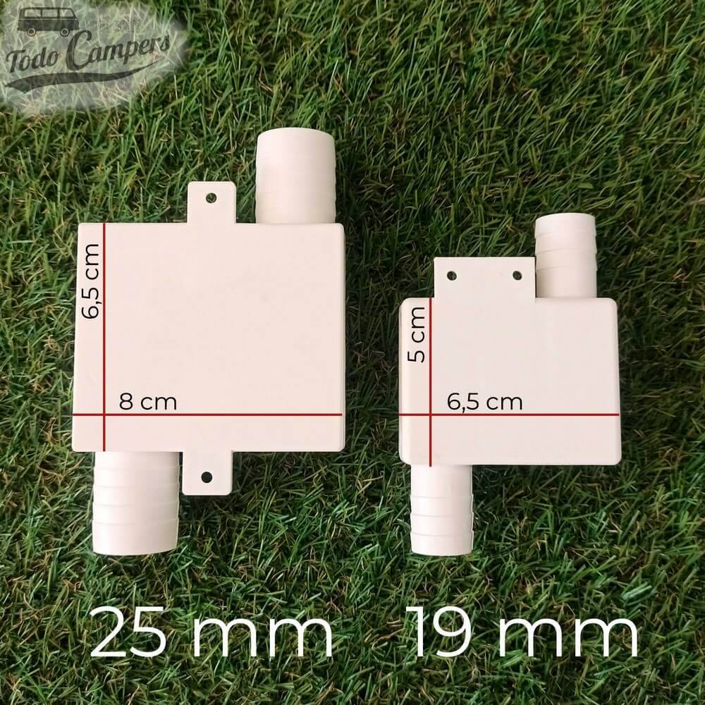 Medidas dos sifões para lava-loiças