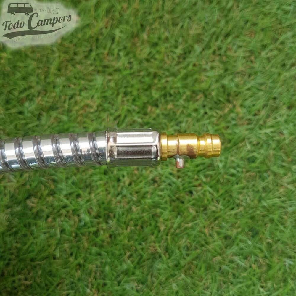 Conecta-se às tomadas exteriores RK Reich com casquilho de 8mm. Chuveiro de mão paraa sua carrinha ou autocaravana