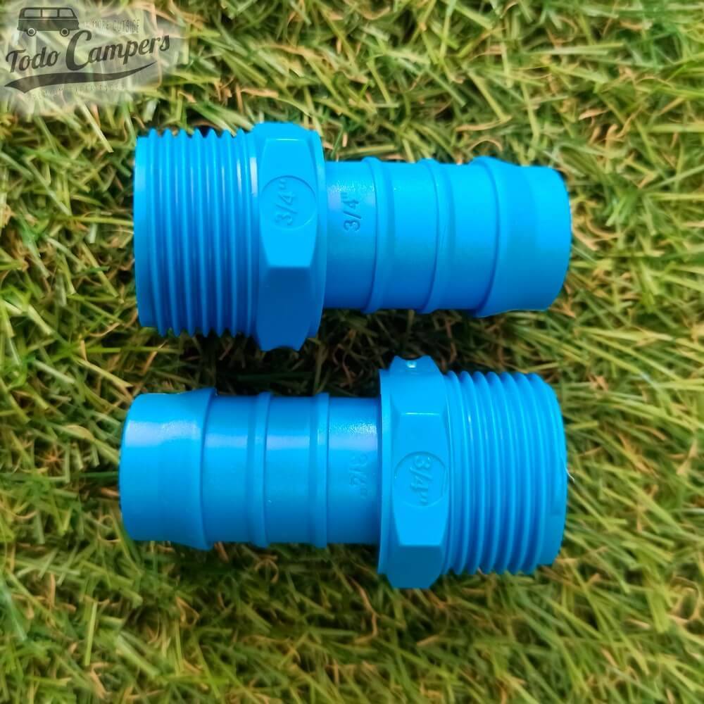 Componente 2 de la llave de paso de agua de latón de 3/4" (19 mm)