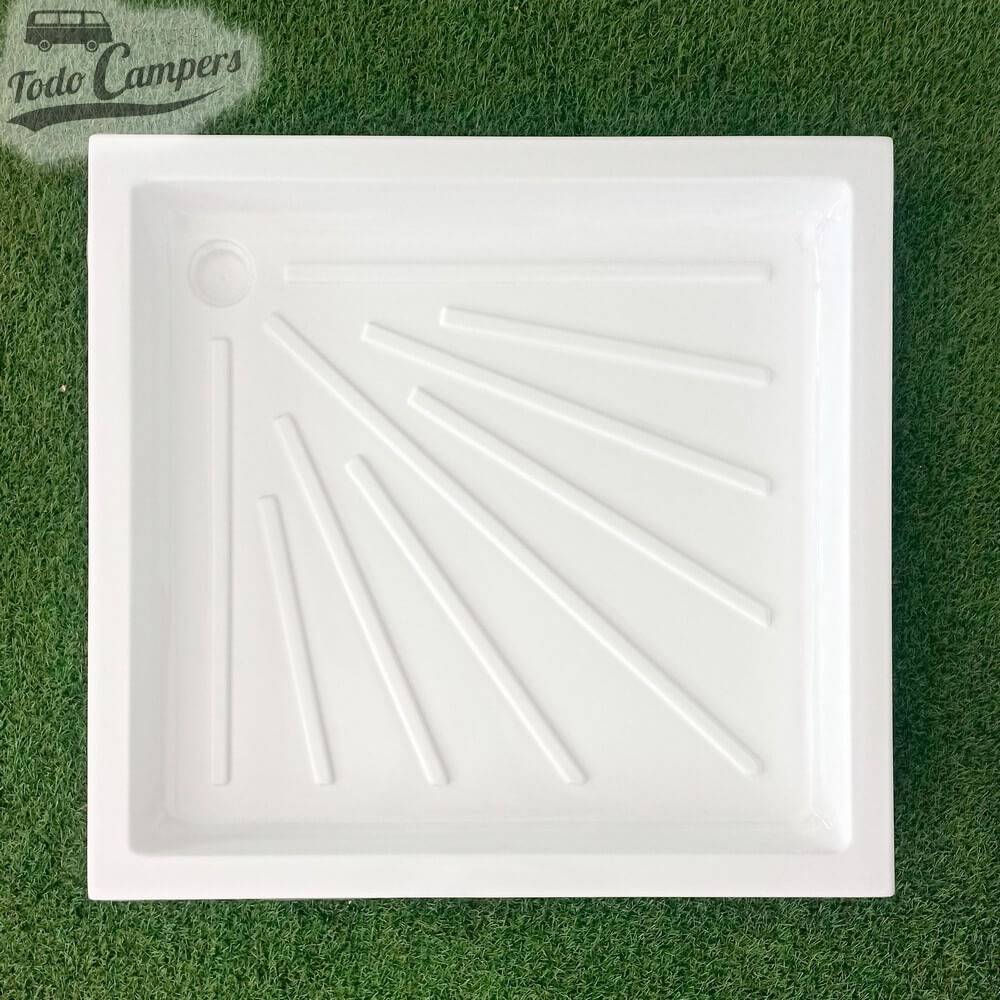 Base de duche branca 725 x 680 mm - Encastrável