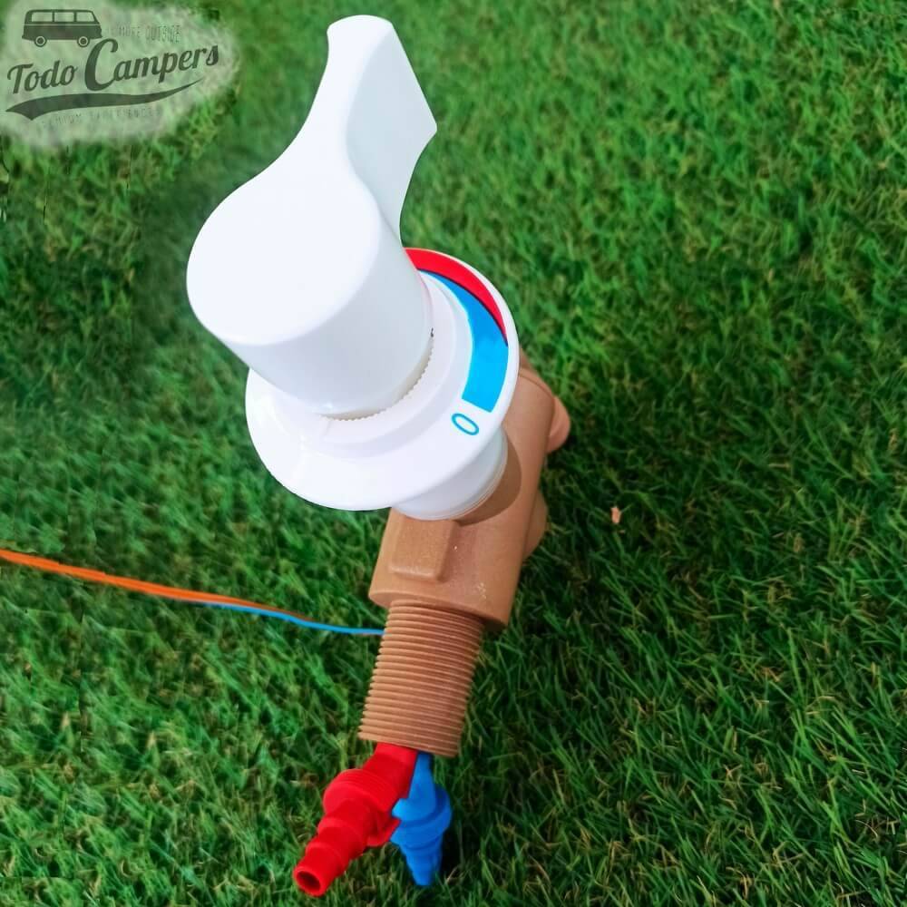 Prá-misturador monocomando de água fria e quente REICH com conexão a chuveiro 1/2" - Branco