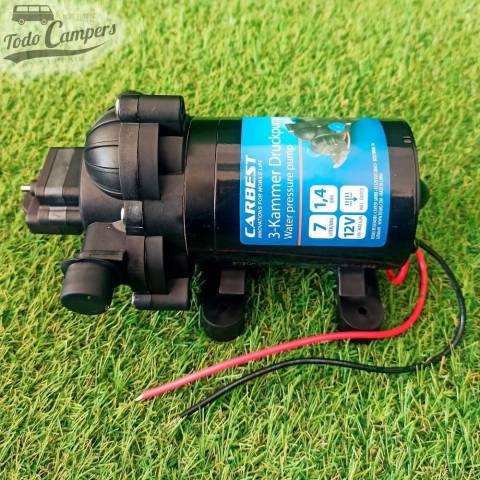 Bomba de Presión 12v Carbest  7 Litros. Bomba depósito de aguas limpias camper